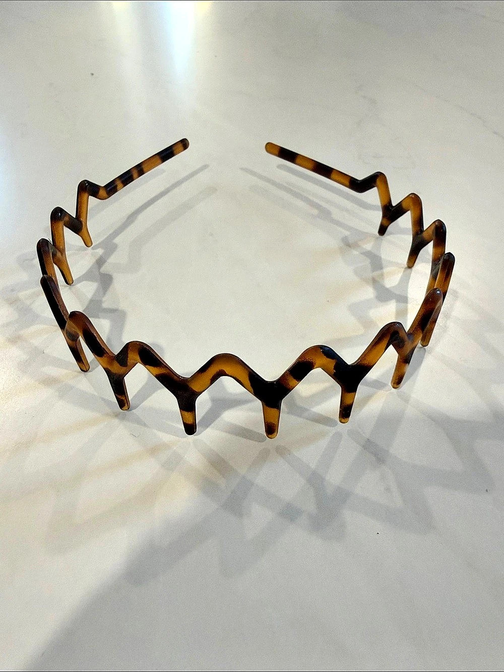 Tortoiseshell Zigzag Headband